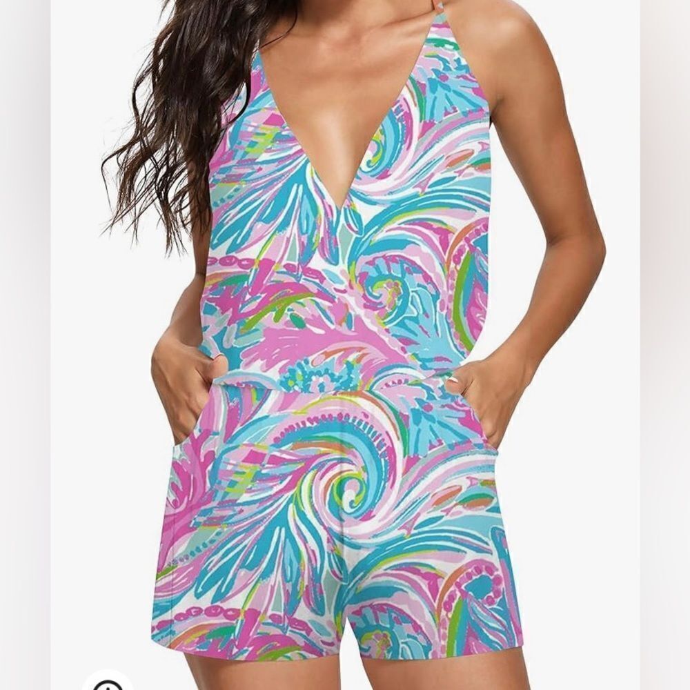 Romper pink colorful